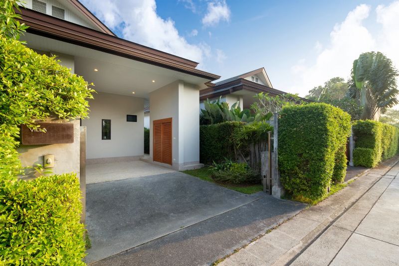 carport attached to house